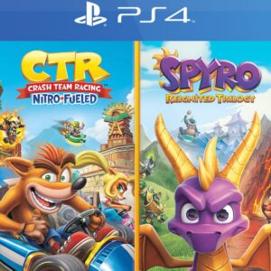 Crash Team Racing Nitro-Fueled + Spyro Game Bundle (PS4)