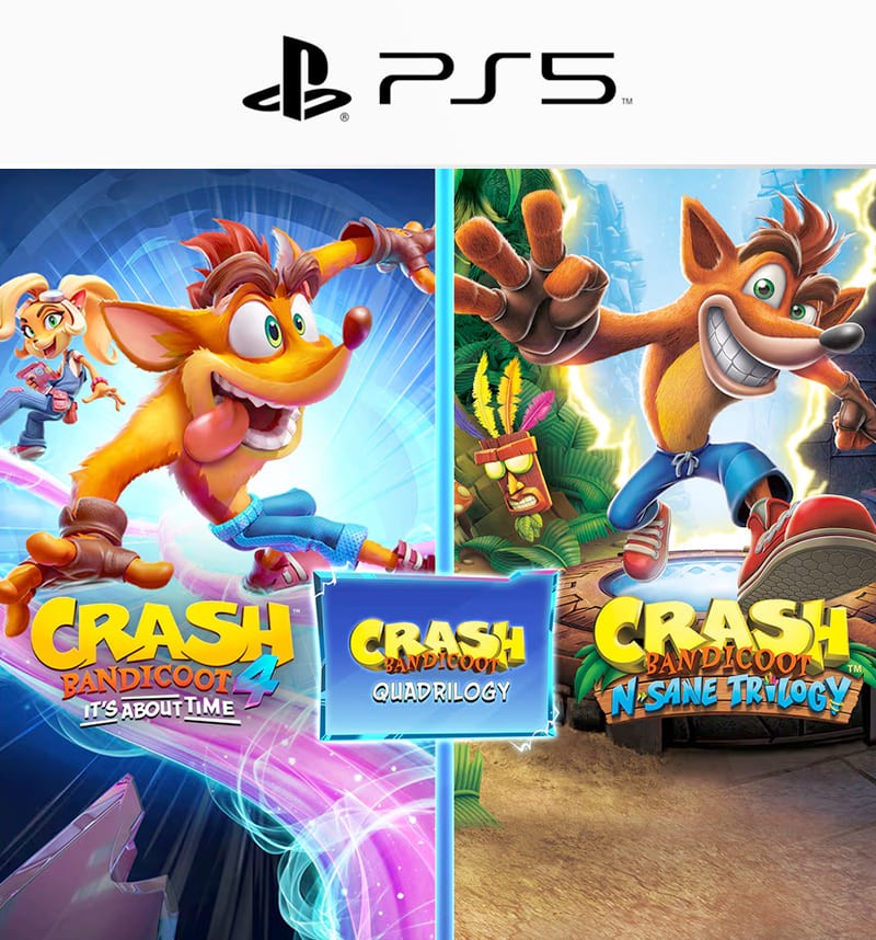 Crash Bandicoot — حزمة الرباعية (PS5)