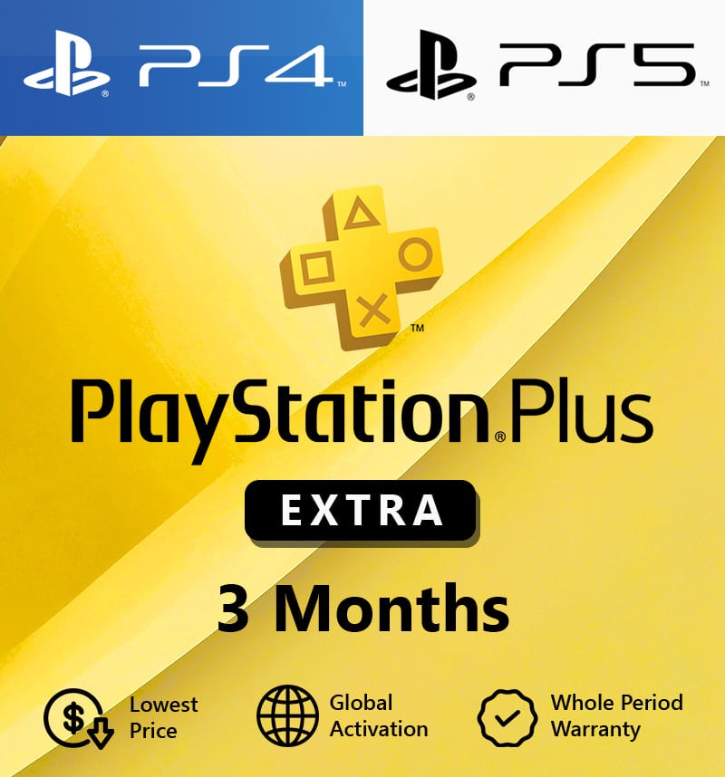 PlayStation Plus Extra: 3 months